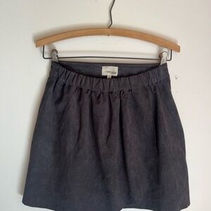 Wilfred Charcoal Mini Skirt